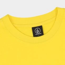 Volcom Unisex Street Style Logo T-Shirts For Women Black X M -Volcom Sales Shop org 6470