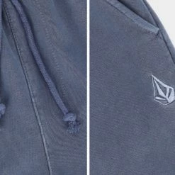 Volcom Unisex Street Style Logo Joggers & Sweatpants For Men Navy X M -Volcom Sales Shop org 6479