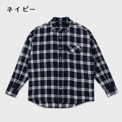 Volcom Unisex Street Style Long Sleeves Cotton Logo Shirts For Men Navy X M -Volcom Sales Shop org 6497