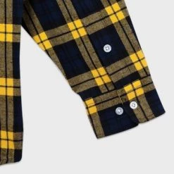 Volcom Unisex Street Style Long Sleeves Cotton Logo Shirts For Men Navy X M -Volcom Sales Shop org 6511