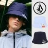 Volcom Unisex Street Style Bucket Hats Wide-brimmed Hats For Men Sky Blue X M -Volcom Sales Shop org 6513