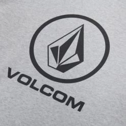 Volcom Unisex Street Style U-Neck Long Sleeves Cotton For Men Charcoal X Xl -Volcom Sales Shop org 6526
