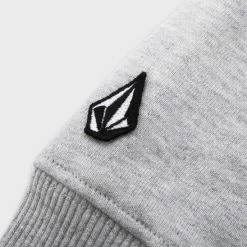 Volcom Unisex Street Style U-Neck Long Sleeves Cotton For Men Charcoal X Xl -Volcom Sales Shop org 6528