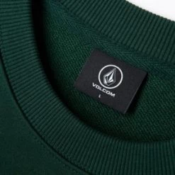 Volcom Unisex Street Style U-Neck Long Sleeves Cotton For Men Charcoal X Xl -Volcom Sales Shop org 6532