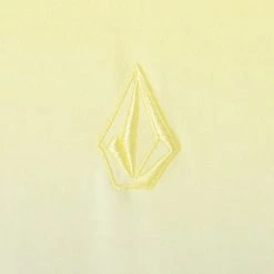 Volcom Unisex U-Neck Cotton Short Sleeves Logo T-Shirts For Men Yellow X L -Volcom Sales Shop org 6601