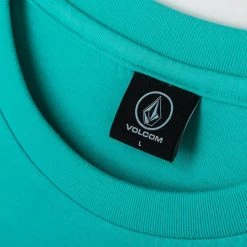 Volcom Unisex U-Neck Cotton Short Sleeves Logo T-Shirts For Men Yellow X L -Volcom Sales Shop org 6605