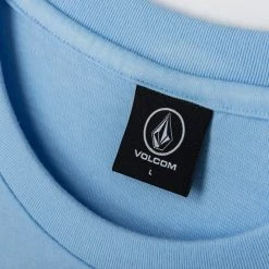 Volcom Unisex U-Neck Cotton Short Sleeves Logo T-Shirts For Men Yellow X L -Volcom Sales Shop org 6614