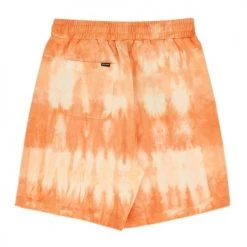 Volcom 2022 SS Unisex Street Style Tie-dye Cotton Logo Bottoms For Men Orange X S -Volcom Sales Shop org 6656