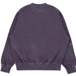 Volcom Crew Neck Unisex Street Style Long Sleeves Cotton Logo For Men Charcoal X M -Volcom Sales Shop org 6667