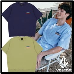 Volcom Unisex Street Style Logo Sweatshirts For Men Ice Grey X Xl