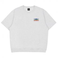 Volcom Unisex Street Style Logo Sweatshirts For Men Ice Grey X Xl -Volcom Sales Shop org 6673