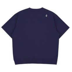 Volcom Unisex Street Style Logo Sweatshirts For Men Ice Grey X Xl -Volcom Sales Shop org 6680