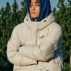 Volcom 2021-22FW Unisex Street Style Long Logo Jackets For Men White X L -Volcom Sales Shop org 6684