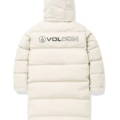 Volcom 2021-22FW Unisex Street Style Long Logo Jackets For Men White X L -Volcom Sales Shop org 6697