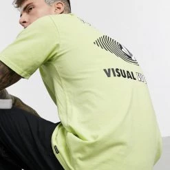 Volcom Pullovers Unisex Street Style Plain Cotton Short Sleeves For Men Hilighter Green X M -Volcom Sales Shop org 6705