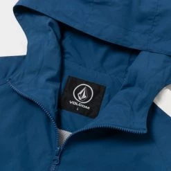 Volcom Unisex Street Style Logo Anorak Jackets Jackets For Men Black X S -Volcom Sales Shop org 6723