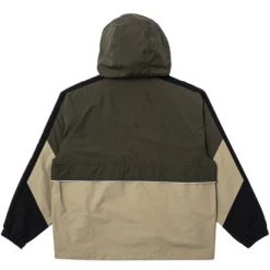 Volcom Unisex Street Style Logo Anorak Jackets Jackets For Men Black X S -Volcom Sales Shop org 6732