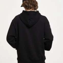 Volcom Blended Fabrics Street Style Long Sleeves Logo Hoodies For Men Pink (stock Check Required) X L -Volcom Sales Shop org 675