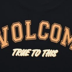 Volcom Unisex Street Style Cotton Short Sleeves Logo T-Shirts For Men Cream X L -Volcom Sales Shop org 6753