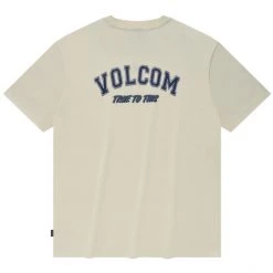 Volcom Unisex Street Style Cotton Short Sleeves Logo T-Shirts For Men Cream X L -Volcom Sales Shop org 6757