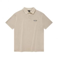 Volcom Casual Style Unisex Street Style Cotton Logo Polos For Women L.khaki X L -Volcom Sales Shop org 6770