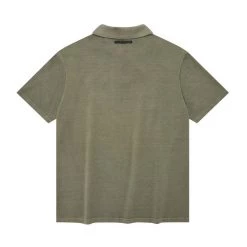 Volcom Casual Style Unisex Street Style Cotton Logo Polos For Women L.khaki X L -Volcom Sales Shop org 6778