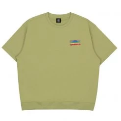 Volcom Unisex Street Style Cotton Short Sleeves Logo For Women Olive X M -Volcom Sales Shop org 6784