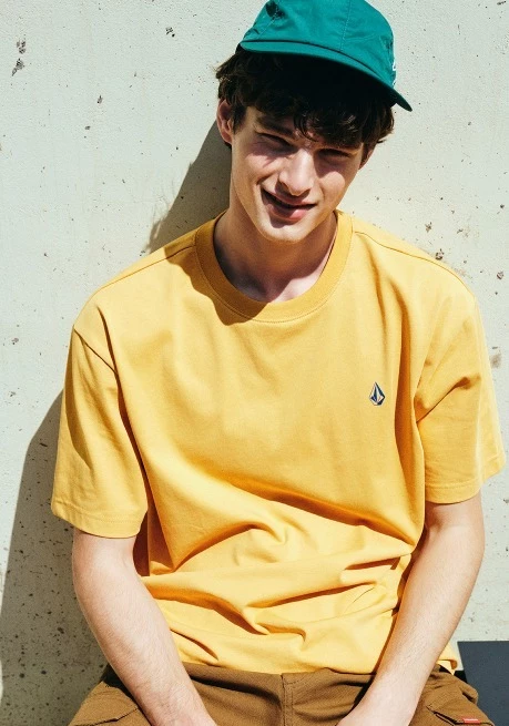 Volcom Unisex Street Style Cotton Oversized Logo T-Shirts For Men White X S 4 Volcom Unisex Street Style Cotton Oversized Logo T-Shirts For Men White X S - Image 2