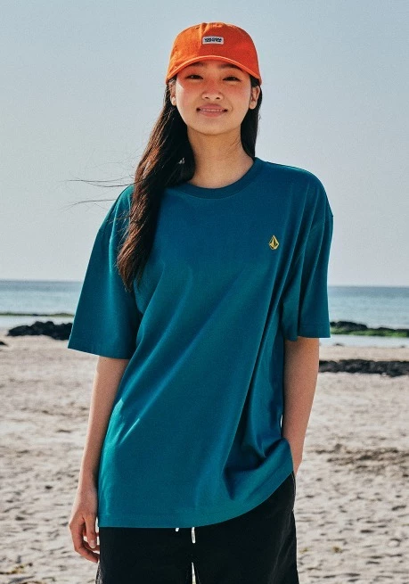 Volcom Unisex Street Style Cotton Oversized Logo T-Shirts For Men White X S 5 Volcom Unisex Street Style Cotton Oversized Logo T-Shirts For Men White X S - Image 3