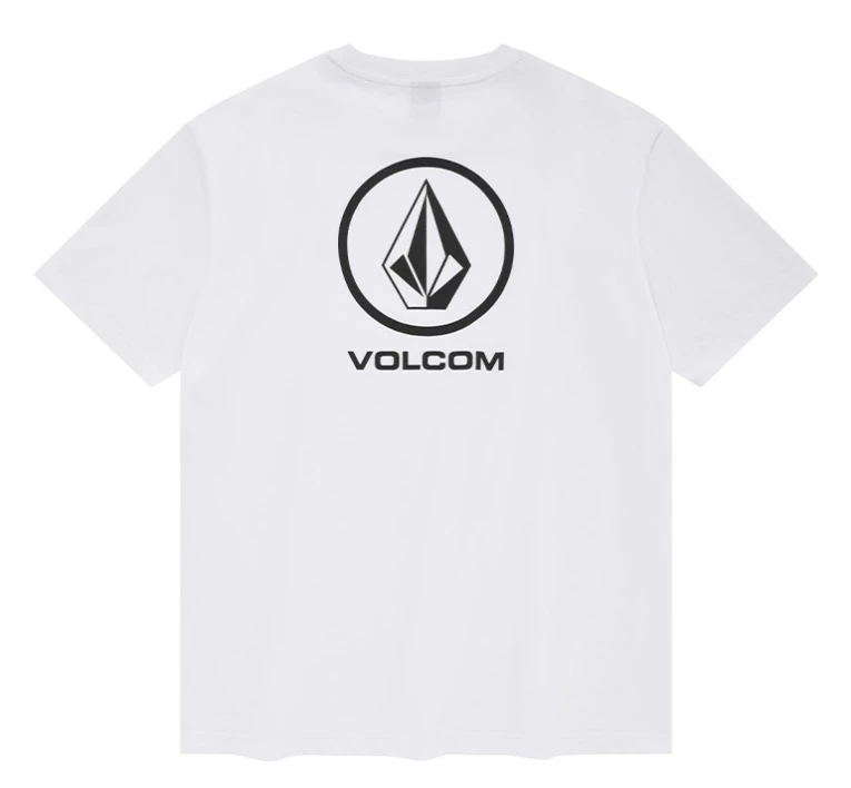 Volcom Unisex Street Style Cotton Oversized Logo T-Shirts For Men White X S 11 Volcom Unisex Street Style Cotton Oversized Logo T-Shirts For Men White X S - Image 9
