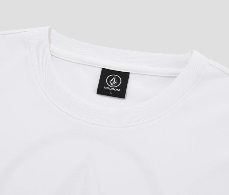 Volcom Unisex Street Style Cotton Oversized Logo T-Shirts For Men White X S 12 Volcom Unisex Street Style Cotton Oversized Logo T-Shirts For Men White X S - Image 10
