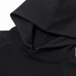 Volcom Unisex Street Style Long Sleeves Cotton Logo Hoodies For Men Black X L -Volcom Sales Shop org 6810