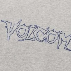 Volcom Unisex Street Style Long Sleeves Cotton Logo Hoodies For Men Black X L -Volcom Sales Shop org 6817