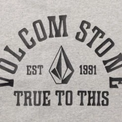 Volcom Unisex Street Style Long Sleeves Cotton Logo Hoodies For Men Beige X M -Volcom Sales Shop org 6830