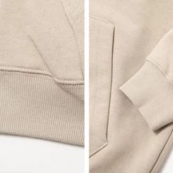 Volcom Unisex Street Style Long Sleeves Cotton Logo Hoodies For Men Beige X M -Volcom Sales Shop org 6838