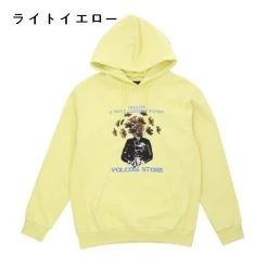 Volcom Unisex Long Sleeves Cotton Logo Hoodies For Men Light Yellow X S -Volcom Sales Shop org 6880