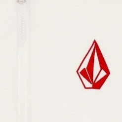 Volcom Unisex Long Sleeves Cotton Logo Hoodies For Men Ivory X M -Volcom Sales Shop org 6893