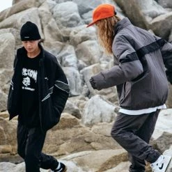 Volcom Unisex Street Style Cotton Logo Bottoms For Men Blue X M -Volcom Sales Shop org 6908