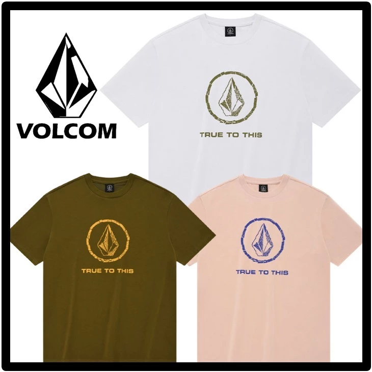 Volcom Street Style Logo T-Shirts For Women White X M 3 Volcom Street Style Logo T-Shirts For Women White X M