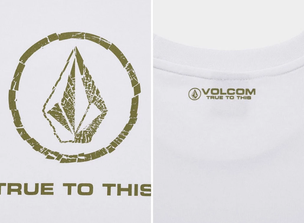 Volcom Street Style Logo T-Shirts For Women White X M 4 Volcom Street Style Logo T-Shirts For Women White X M - Image 2