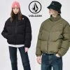 Volcom Logo Unisex Street Style Down Jackets For Men Khaki X L -Volcom Sales Shop org 6936