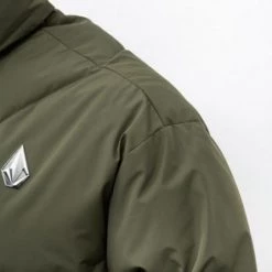 Volcom Logo Unisex Street Style Down Jackets For Men Khaki X L -Volcom Sales Shop org 6943