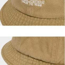 Volcom 2022 SS Unisex Bucket Hats Wide-brimmed Hats For Men Beige X S -Volcom Sales Shop org 6988