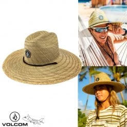 Volcom 2022 SS Unisex Bucket Hats Wide-brimmed Hats For Men Khaki X L