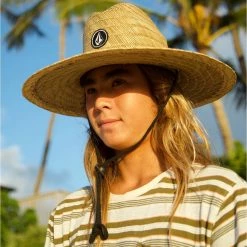 Volcom 2022 SS Unisex Bucket Hats Wide-brimmed Hats For Men Khaki X L -Volcom Sales Shop org 6997