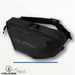Volcom 2022 SS Unisex Plain Logo Bags For Men Black X One Size