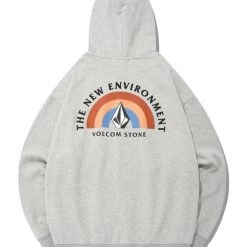 Volcom Unisex Long Sleeves Cotton Oversized Logo Hoodies For Men Black X Xl -Volcom Sales Shop org 7132