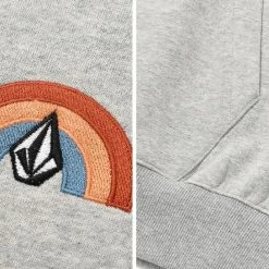 Volcom Unisex Long Sleeves Cotton Oversized Logo Hoodies For Men Black X Xl -Volcom Sales Shop org 7134