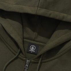 Volcom Unisex Long Sleeves Cotton Oversized Logo Hoodies For Men Black X Xl -Volcom Sales Shop org 7139