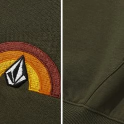 Volcom Unisex Long Sleeves Cotton Oversized Logo Hoodies For Men Black X Xl -Volcom Sales Shop org 7140